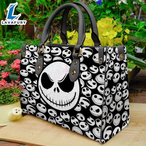 Halloween Christmas 2024 Jack Skellington Movie Women Leather Handbag