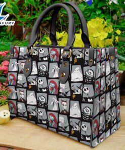 Halloween Christmas 2024 Jack Skellington Women 3D Leather Handbag 3D