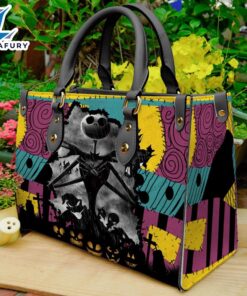 Halloween Christmas 2024 Jack Skellington Women 3D Leather Handbag Print