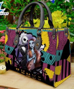 Halloween Christmas 2024 Jack Skellington Women 3D Leather Handbag Prints