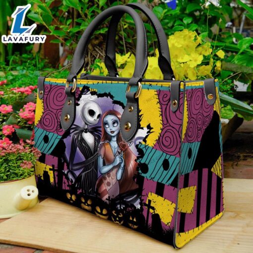 Halloween Christmas 2024 Jack Skellington Women 3D Leather Handbag Prints