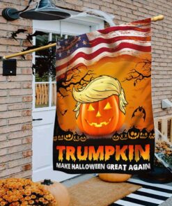 Halloween Flag Trumpkin Make Halloween…