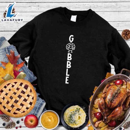 Happy Hallothanksmas Gift Funny Gobble Turkey Sweatshirt