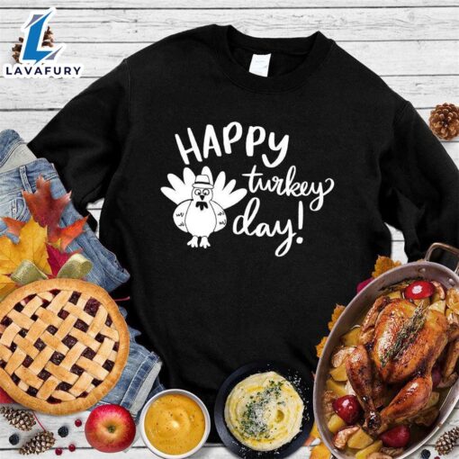 Happy Hallothanksmas Gift Funny Happy Turkey Day Sweatshirt