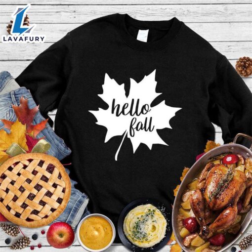 Happy Hallothanksmas Gift Funny Hello Fall Sweatshirt