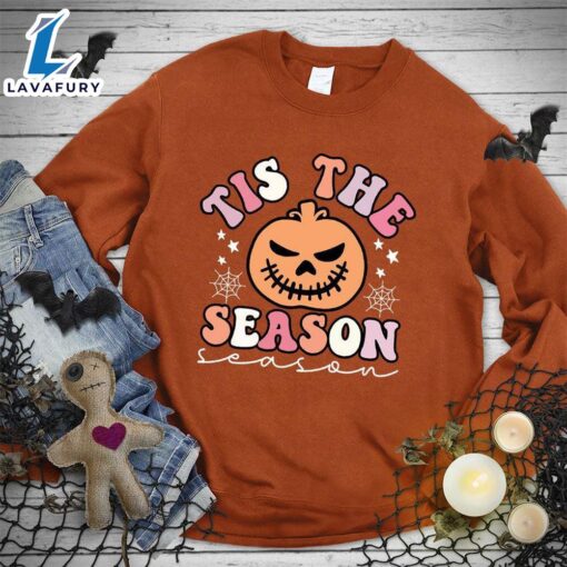 Happy Hallothanksmas Gift Funny Howdy Pumpkin Colored Edition Sweatshirt