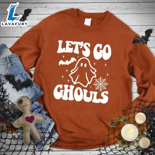 Happy Hallothanksmas Gift Funny Let’s Go Ghouls Sweatshirt