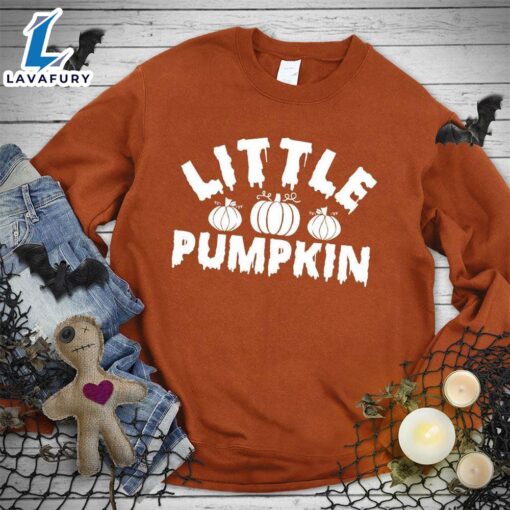 Happy Hallothanksmas Gift Funny Little Pumpkin Sweatshirt