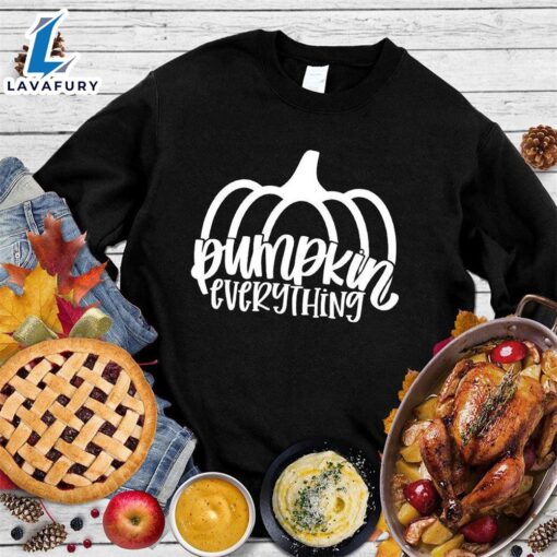 Happy Hallothanksmas Gift Funny Pumpkin Everything Version Sweatshirt