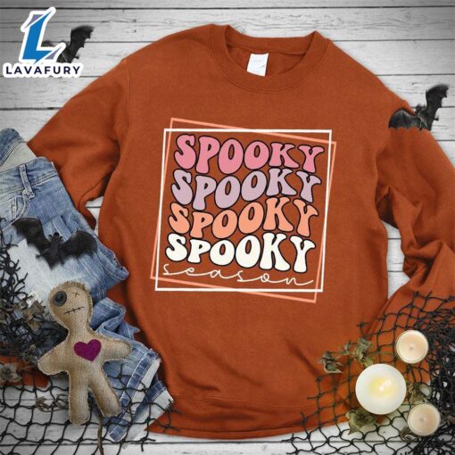 Happy Hallothanksmas Gift Funny Spooky Season Colored Edition Sweatshirt