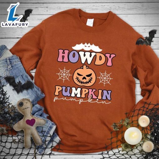 Happy Hallothanksmas Gift Funny Tis The Season Halloween Version Colored Edition Sweatshirt