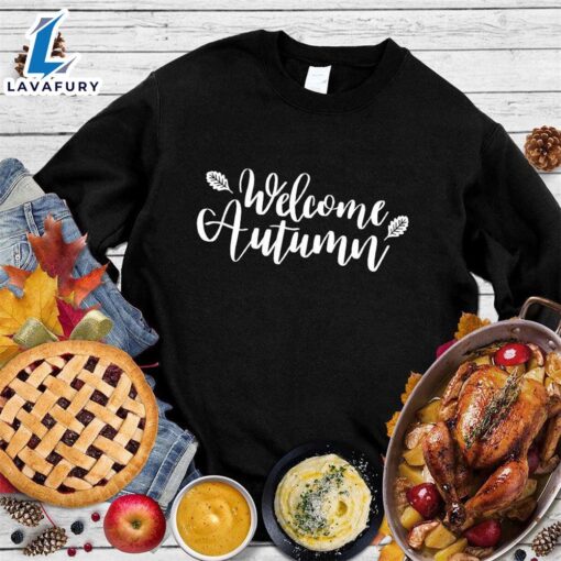 Happy Hallothanksmas Gift Funny Welcome Autumn Sweatshirt