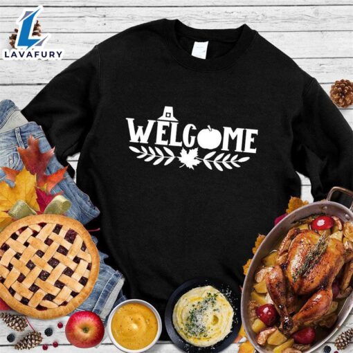 Happy Hallothanksmas Gift Funny Welcome Fall Sweatshirt