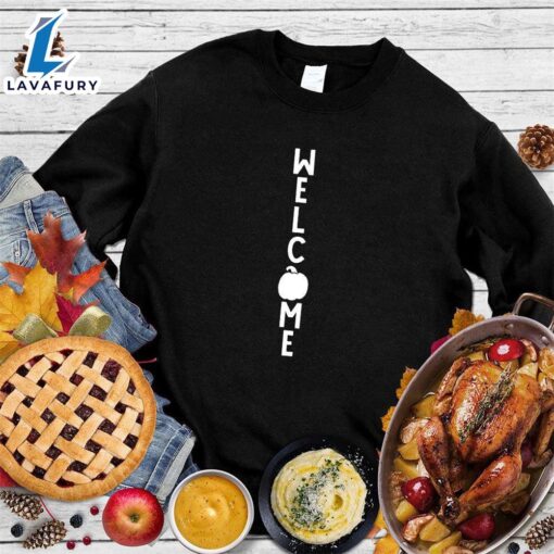 Happy Hallothanksmas Gift Funny Welcome Fall Version Sweatshirt