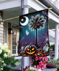 Happy Halloween South Carolina Flag,…