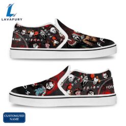 HF Horror Movie Slip On Shoes Custom Name