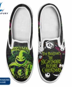 HF Horror Movie Slip On Shoes Customized Name