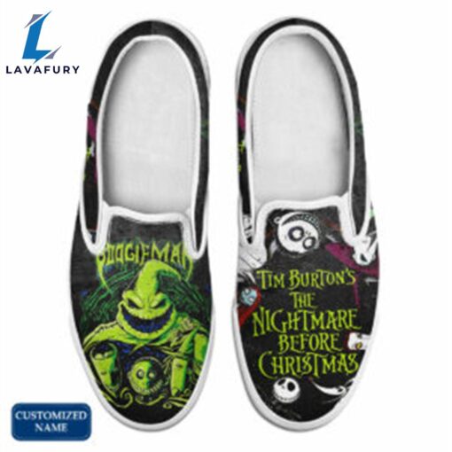 HF Horror Movie Slip On Shoes Customized Name