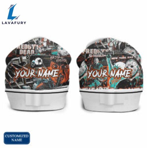 HF Horror Movie Slip On Shoes Customized Name