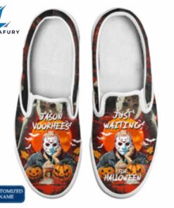 HF Horror Movie Slip On Shoes Customized Name