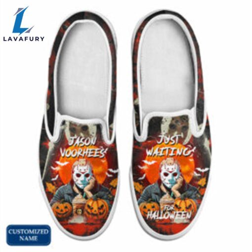 HF Horror Movie Slip On Shoes Customized Name