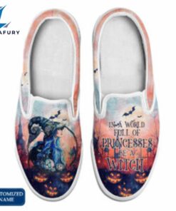 HF Horror Movie Slip On Shoes Customized Name