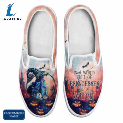 HF Horror Movie Slip On Shoes Customized Name