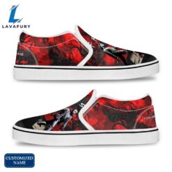 HF Horror Movie Slip On Shoes - Customized Name