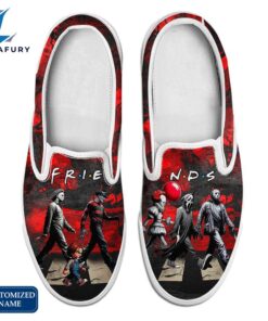 HF Horror Movie Slip On Shoes - Customized Name