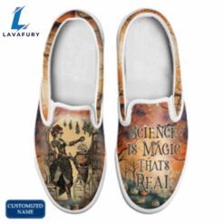 HF Horror Movie Slip On Shoes Customized Name