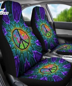 Hippie Peace Sign Car Seat…