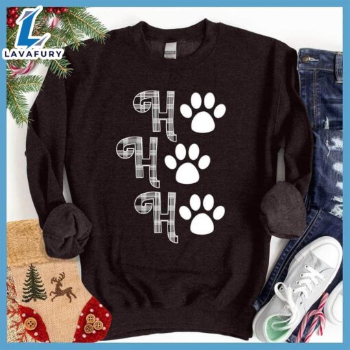 HOHOHO Paws Sweatshirt – Gift Christmas Sweatshirt