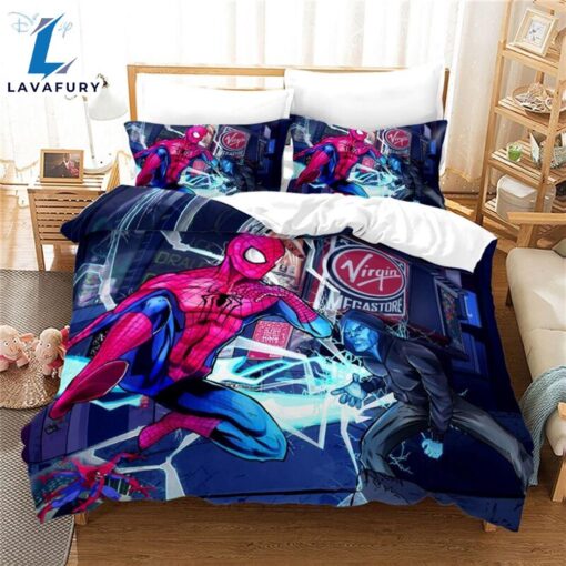 Home Textile Children Cartoon 3D Spider Man Print Bedding Sets