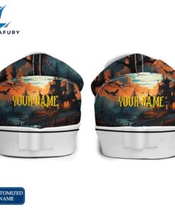 HP Witch Movie Slip On Shoes - Customized Name Shoes