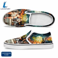 HP Witch Movie Slip On Shoes - Customized Name Shoes