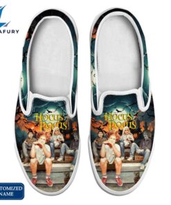 HP Witch Movie Slip On Shoes - Customized Name Shoes