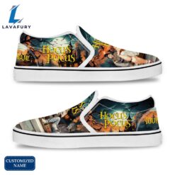 HP Witch Movie Slip On Shoes - Customized Name Shoes