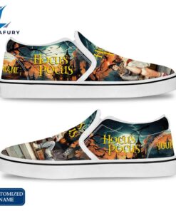 HP Witch Movie Slip On Shoes - Customized Name Shoes