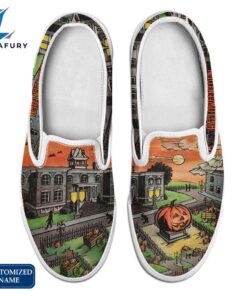 HT Horror Movie Slip On Shoes - Customized Name