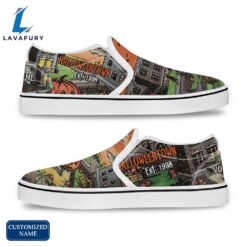 HT Horror Movie Slip On Shoes - Customized Name