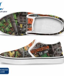 HT Horror Movie Slip On Shoes - Customized Name