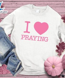 I Heart Praying Colored Sweatshirt…