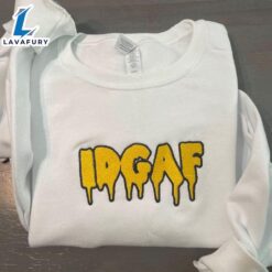 Merry Christmas Idgaf Embroidered Sweatshirt…