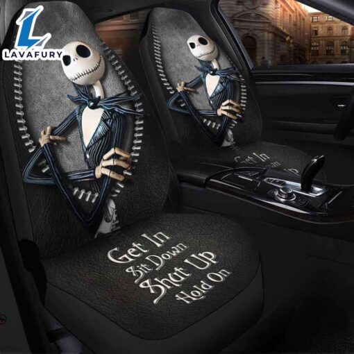 Jack Skellington Nightmare Get In Sit Down Shut Up Hold On Car Seat Covers