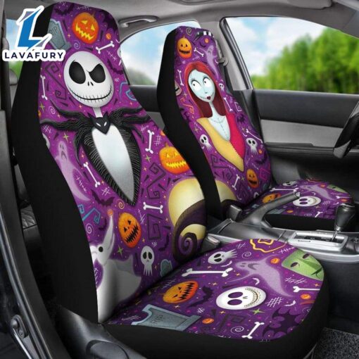 Jack Skellington Sally Car Seat Covers