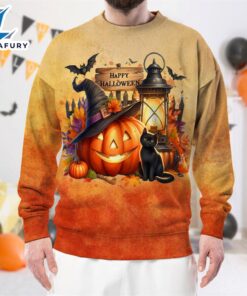 Jack-O’-Lantern Garden Halloween 3D Shirt