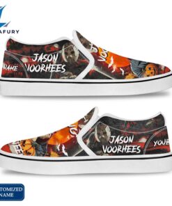 JV Horror Movie Slip On Shoes - Customized Name