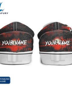 JV Horror Movie Slip On Shoes - Customized Name