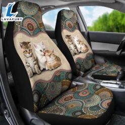 Kitties Mandala Custom Car Seat…