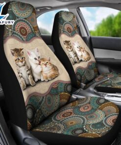 Kitties Mandala Custom Car Seat…